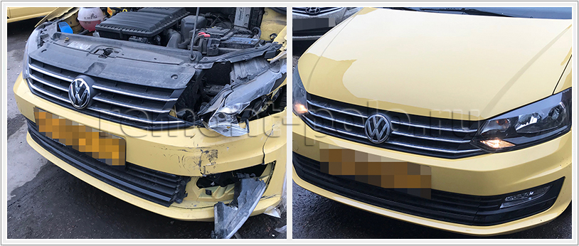 Кузовной ремонт такси VW Polo седан | remont-polo.ru