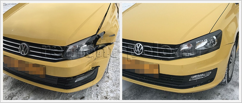 Ежедневный кузовной ремонт Volkswagen Polo седан